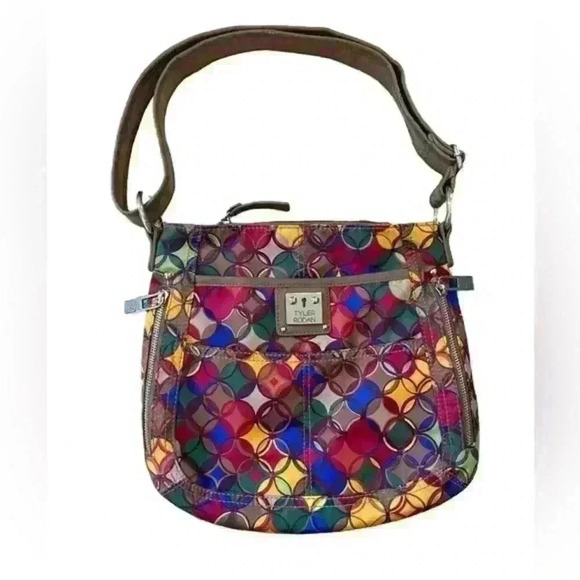 Tyler Rodan Crossbody Multicolor Purse‎ - Picture 1 of 12